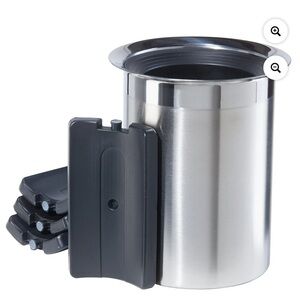 Oggi Stainless Steel Wine Cooler with Freezer Inserts